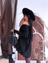 PLUS SIZE sweater "AGAIN 10588" - black